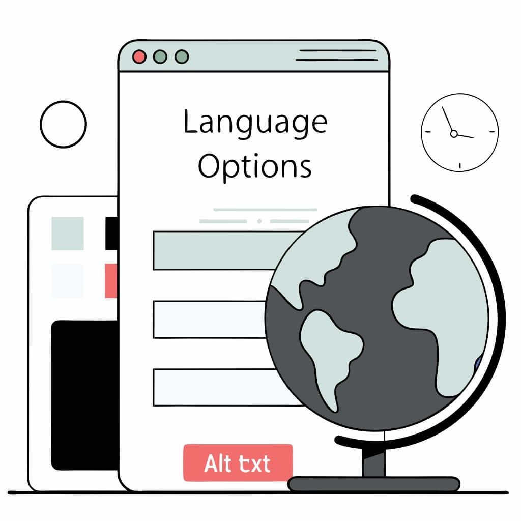 generate alt text in your preferred language with options available in eight major languages